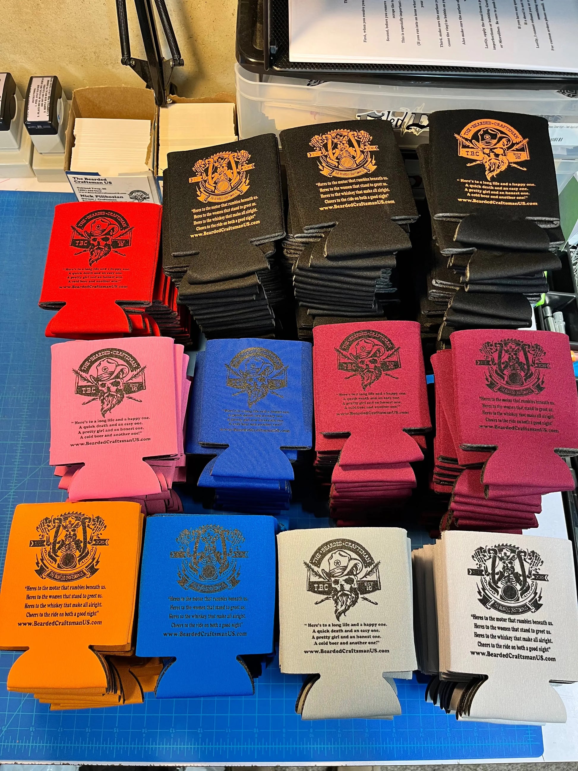 TBC US Beverage Koozie The Bearded Craftsman US