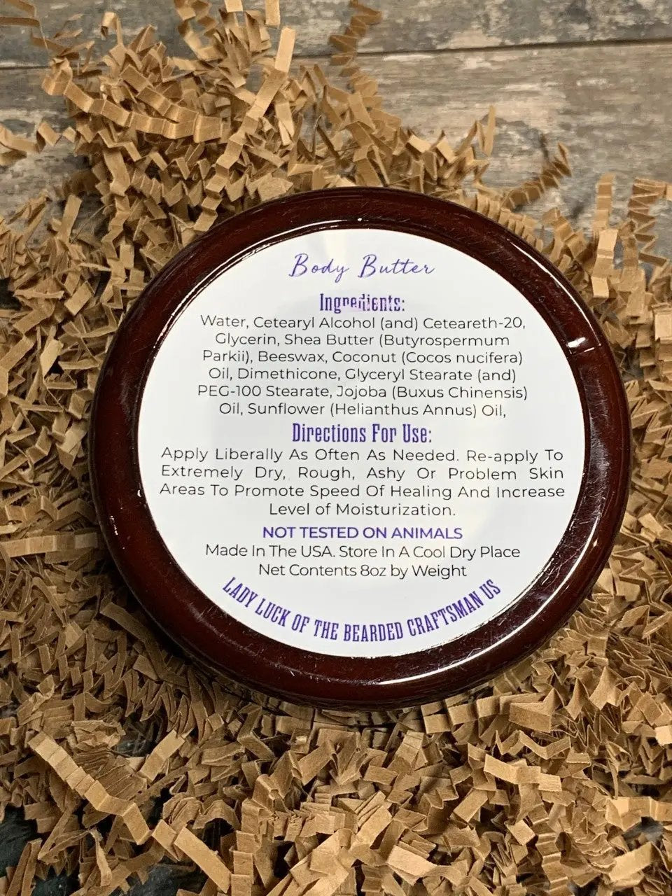 TBC 'Lady Luck' Moisturizing Body Butter The Bearded Craftsman US